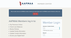Desktop Screenshot of connect.aafmaa.com